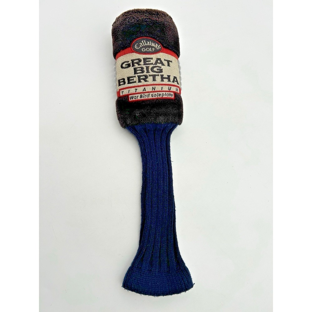Callaway Golf Club Head Cover Sock Great Big Bertha Sole Plate #7 War Bird
